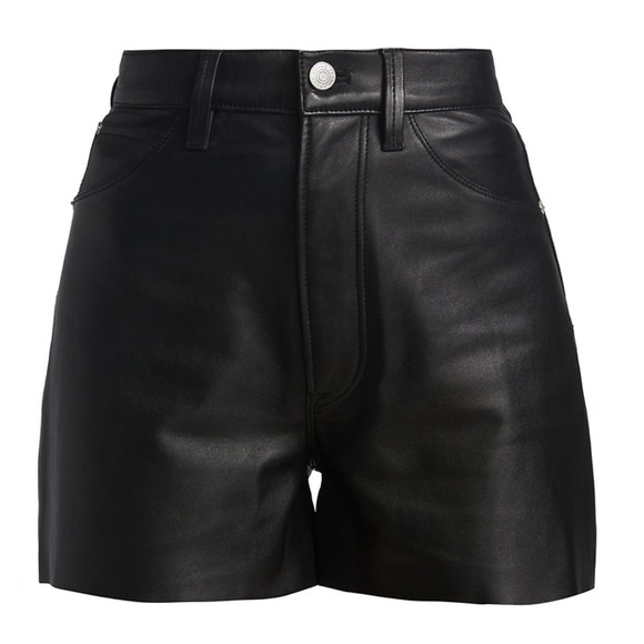 Frame Leather Shorts - Picture 4 of 13